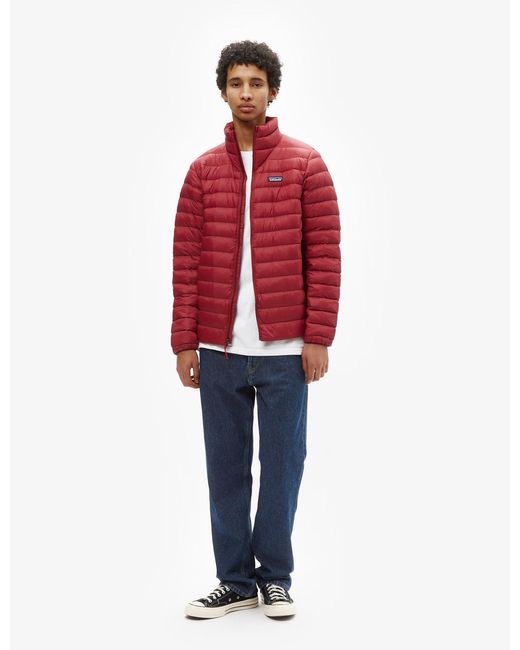 Patagonia Red Down Sweater Jacket for men