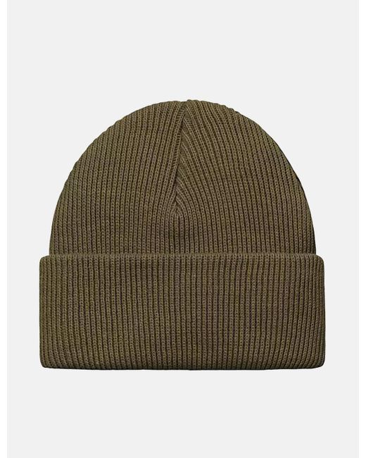 Carhartt Green Wip Gordan Beanie Hat for men