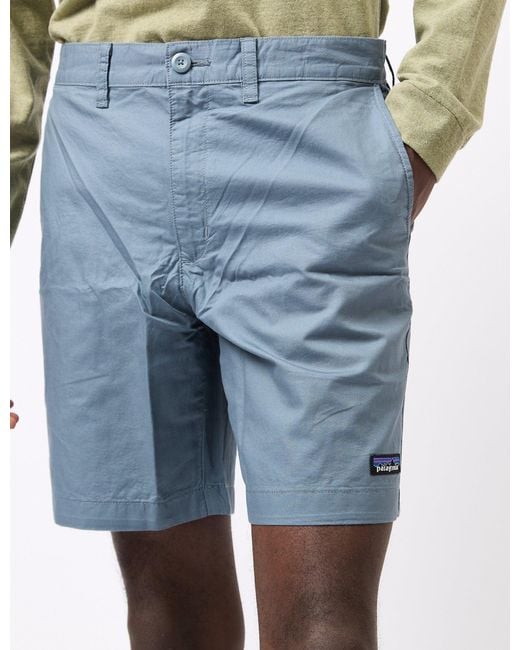 Patagonia Blue Lightweight All-wear Hemp Shorts for men