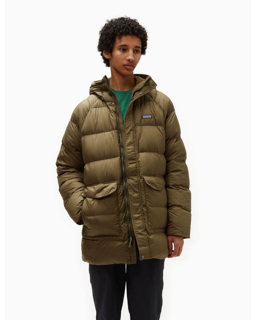 Patagonia Green Silent Down Parka for men