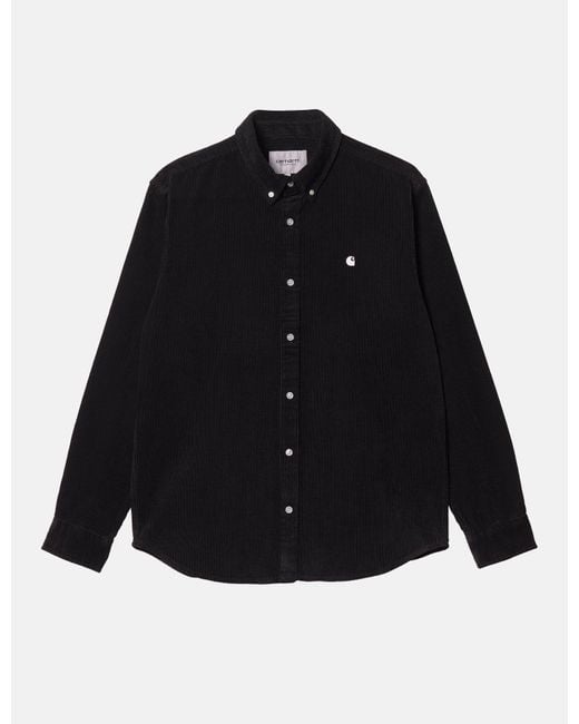 Carhartt Black Wip Madison Fine Cord Shirt (regular) for men
