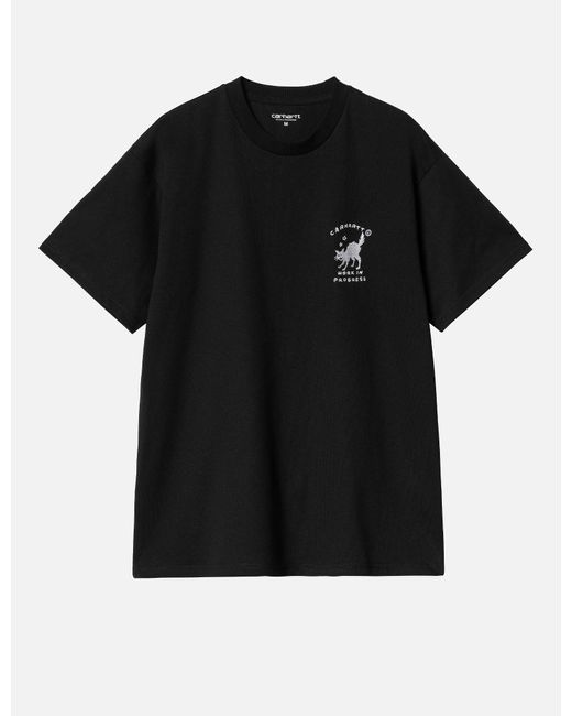 Carhartt Black Wip Icons T-shirt (loose) for men