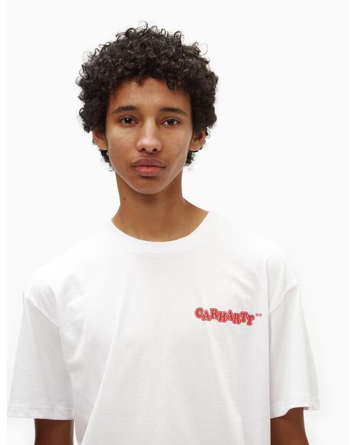 Carhartt White Wip Fast Food T-shirt (loose) for men