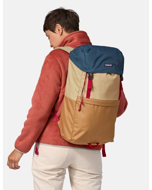 Patagonia Blue Fieldsmith Lid Pack Patchwork Backpack for men