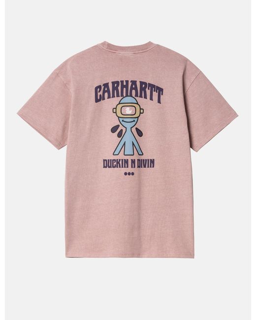 Carhartt Blue Wip Duckin' T-shirt (loose) for men