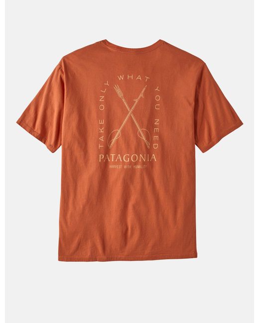 Patagonia Orange Cta Organic Humble Harvest T-shirt for men
