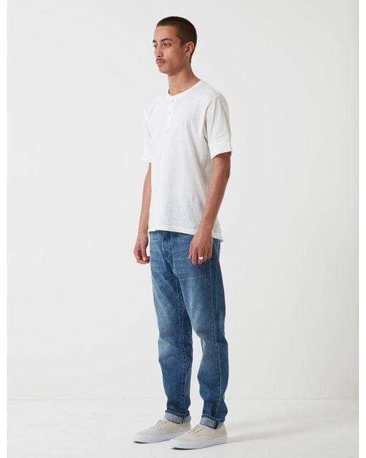 Blue Loose New Mens Edwin ED-45 Kingston Loose Tapered Jeans
