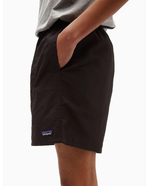 Patagonia Black Baggies Shorts (5in) for men