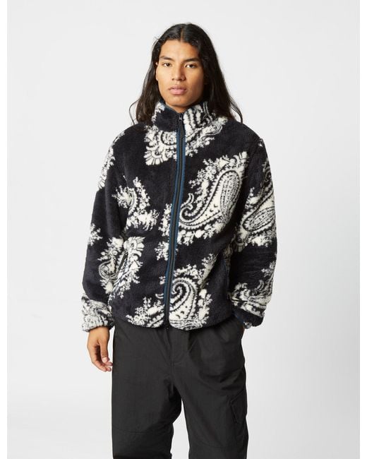 Carhartt Gray Wip Jebson Fleece Jacket (paisley Big Print) for men