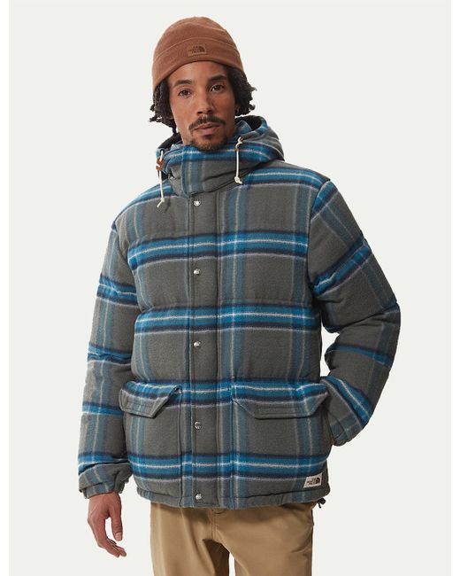 The North Face Sierra Down Wool Parka in Grey (Blue) for Men | Lyst