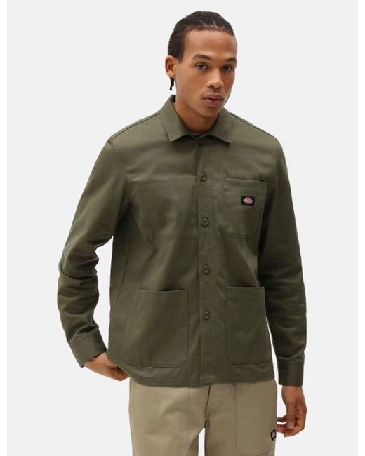Dickies Funkley Overshirt in Green for Men - Lyst