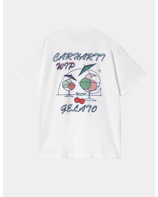 Carhartt White Carhart Wip Gelato T-shirt for men