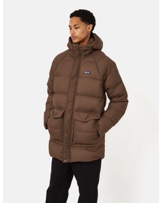 Patagonia Silent Down Parka in Brown for Men Lyst UK