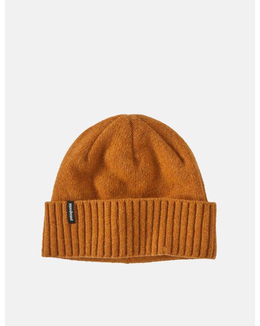 Patagonia Brown Brodeo Beanie Hat for men