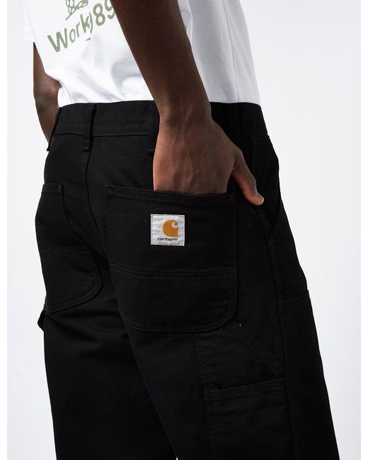 Carhartt Black Wip Double Knee Pant (relaxed) for men