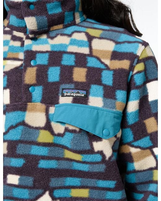 Patagonia Blue Lw Synchilla Snap-t Fleece for men