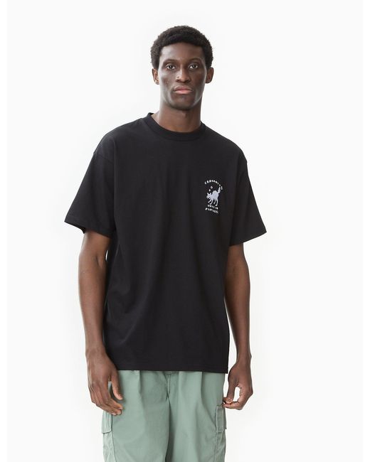 Carhartt Black Wip Icons T-shirt (loose) for men