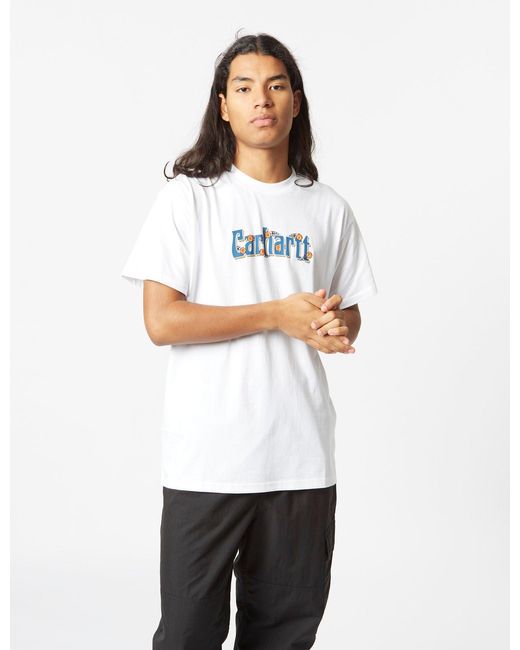 Carhartt White Wip Spin Script T-shirt (loose) for men