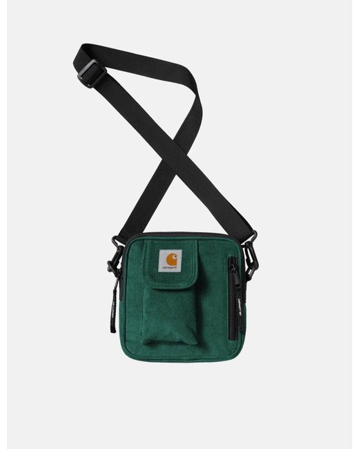 Carhartt Green Wip Essentials Bag (cord) for men