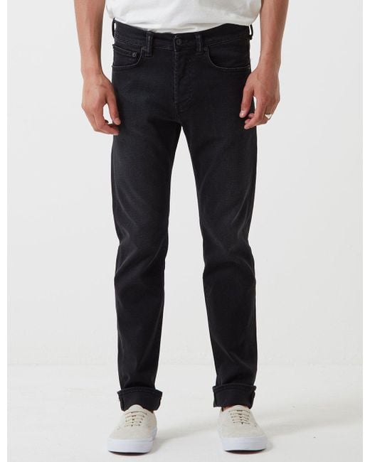 Edwin ED-80 Slim Tapered Jeans Black Mineral Wash