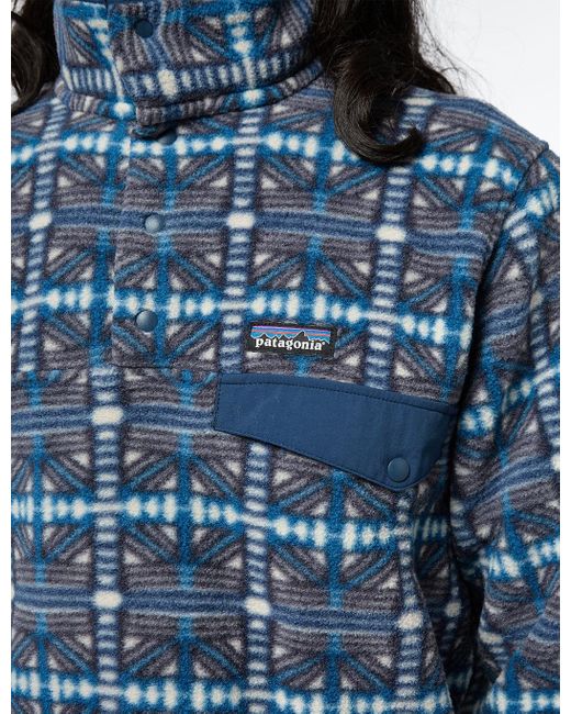 Patagonia Blue Lw Synchilla Snap-t Fleece for men