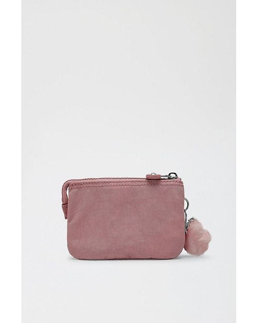 Kipling Pink Creativity Nylon Zip Wallet