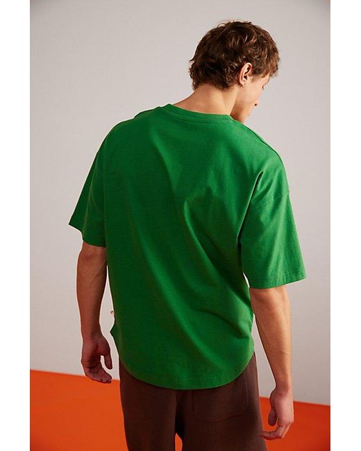 Standard Cloth Green Shortstop Heavyweight Cotton Tee for men