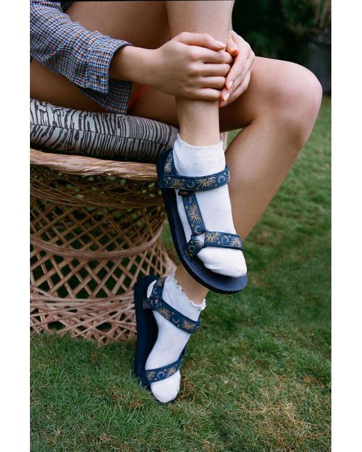 Womens Shoes Flats and flat shoes Flat sandals Teva Synthetic Original Universal Metallic Sandals 