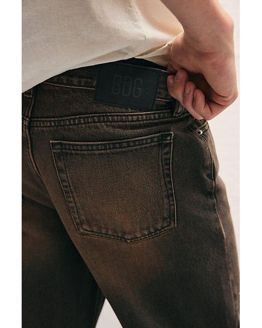 BDG Black Slacker Relaxed Fit Jean for men