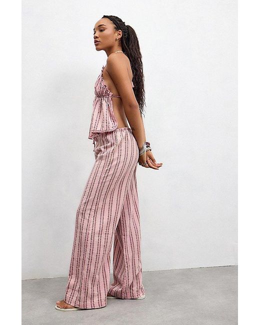 Out From Under Pink Ellie Stripe Pant