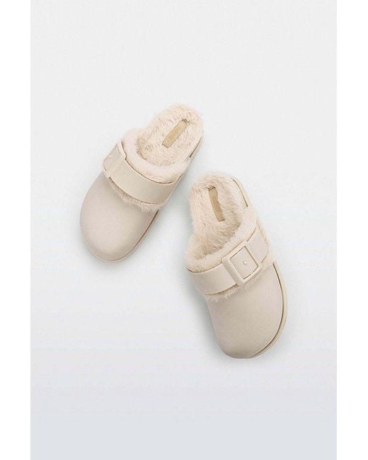 Melissa White Cozy Warm Clog