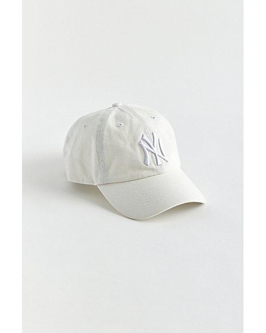 '47 White New York Yankees Mlb Classic Baseball Hat for men