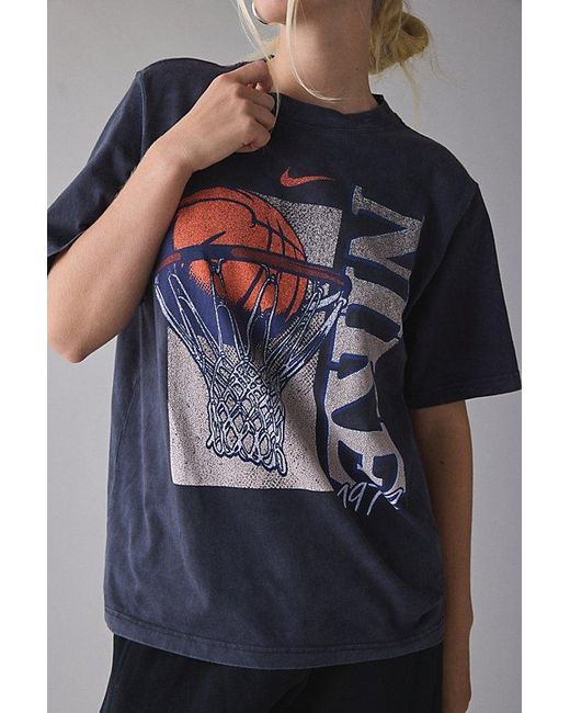 Nike Gray Basketball Graphic Tee