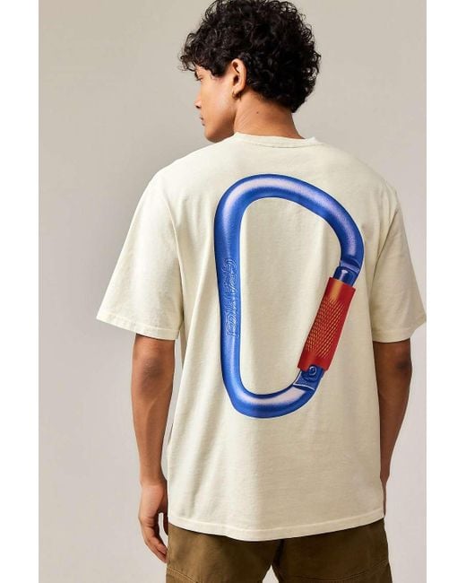 Gramicci Blue Sand Carabiner T-shirt for men