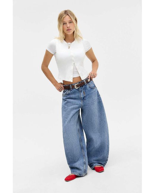 BDG Blue Riya Cocoon Jeans