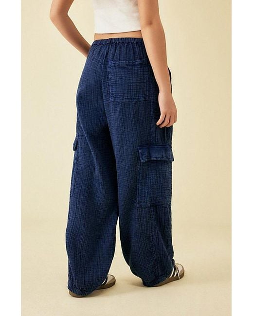 BDG Blue Cody Cocoon Cargo Pant