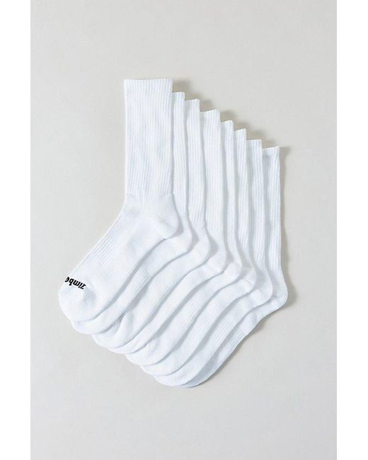 Timberland Blue Performance Cushioned Crew Sock 4-Pack for men