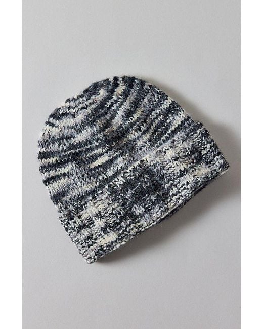Urban Outfitters Gray Spacedye Knit Cuff Beanie for men