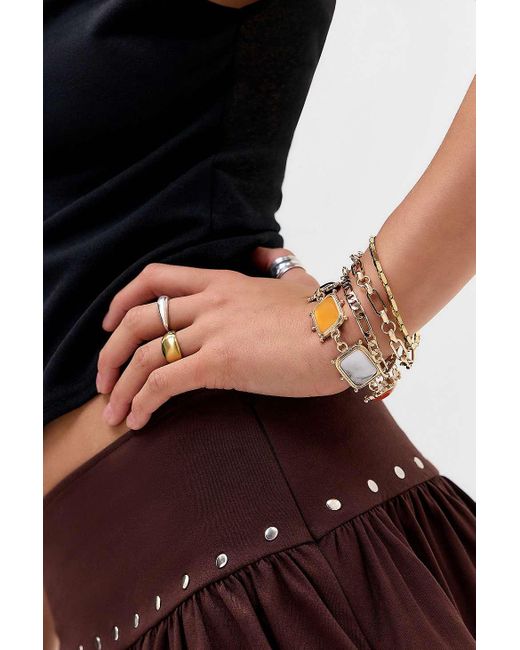 Silence + Noise Metallic Silence + Noise Chunky Gem Bracelet