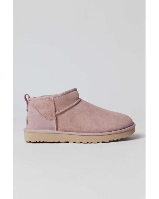 Ugg Pink Classic Ultra-mini Ankle Boot