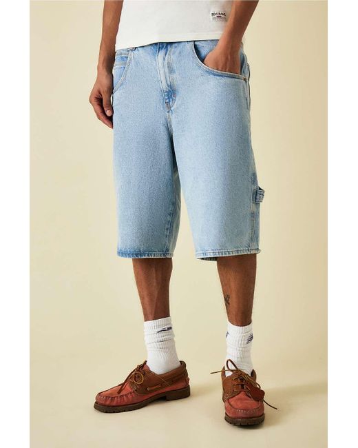 BDG Bleach Denim Oversized Carpenter Shorts in Blue for Men Lyst UK