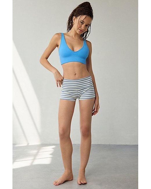 Out From Under Blue Bec Foldover Micro Short