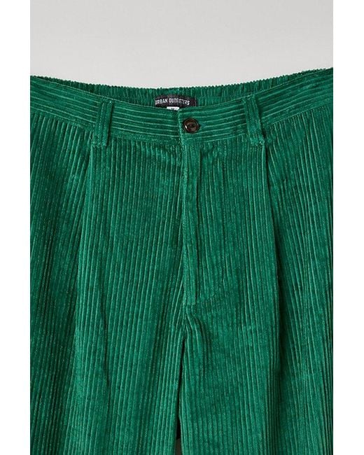 Urban Outfitters Green Uo Baggy Corduroy Beach Pant for men