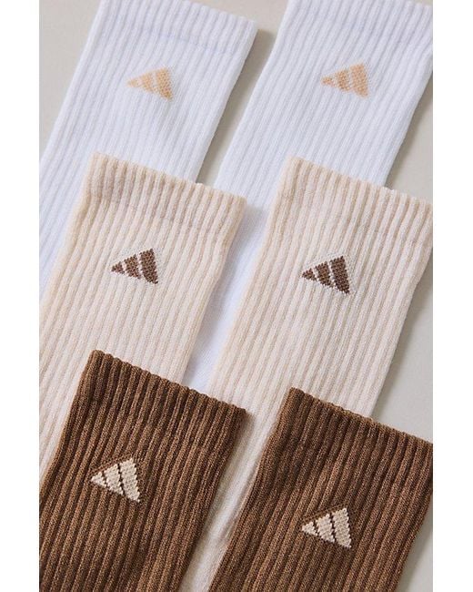 Adidas Metallic Athletic Cushioned Crew Socks 6-Pack for men