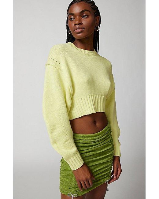 Urban Outfitters Yellow Uo Aiden Pullover Sweater