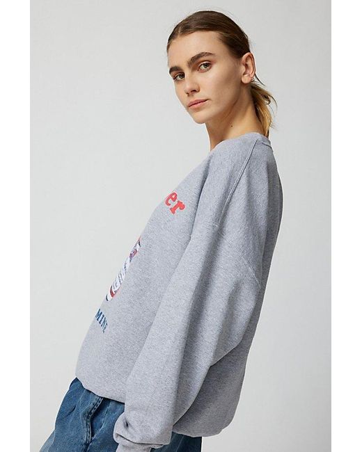 Urban Outfitters Blue Budweiser Is A Friend Of Mine Graphic Sweatshirt