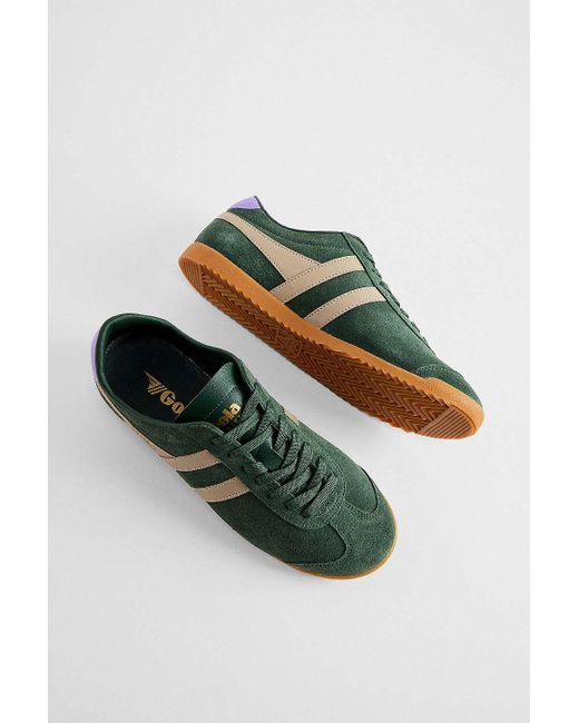 Gola Green Bullet Suede Trainers