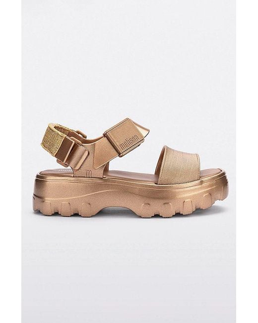Melissa Natural Kick Off Jelly Platform Sandal