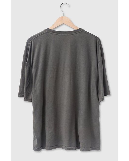 Junk Food Gray Mickey And Minnie Hearts Oversized Tee for men