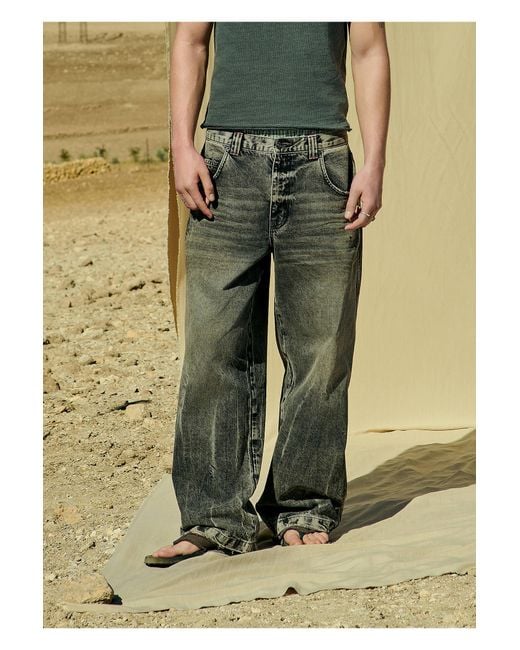 BDG Green Black Neo Skate Jeans for men